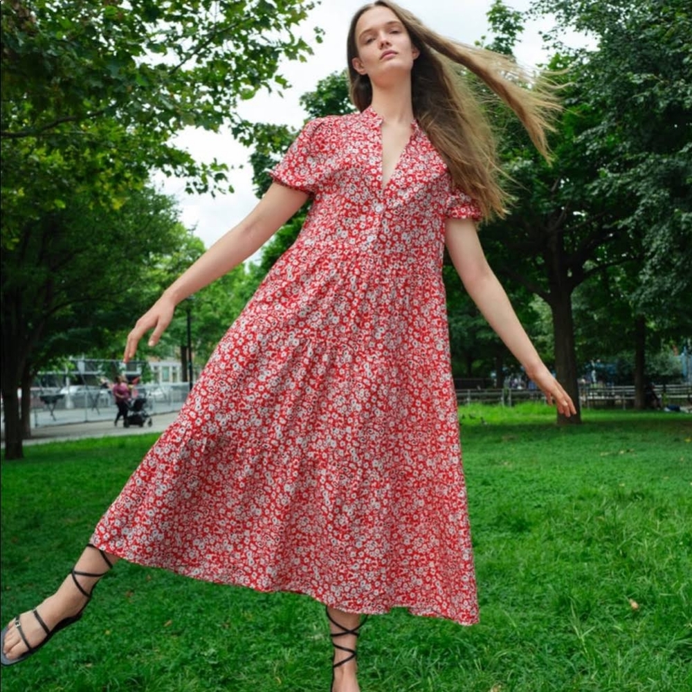 Zara flowy maxi dress